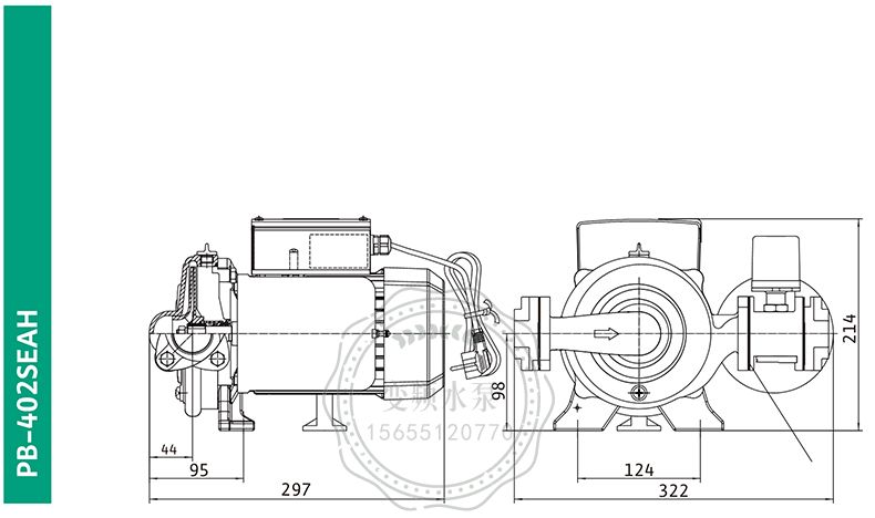 Wilo威乐PB-402SEAH家用自动增压泵(图8)