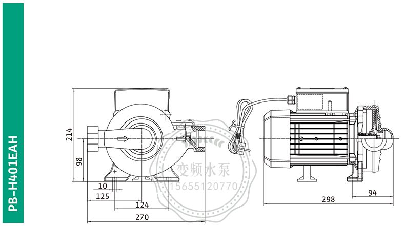 Wilo威乐PB-H401EAH家用自动增压泵(图8)