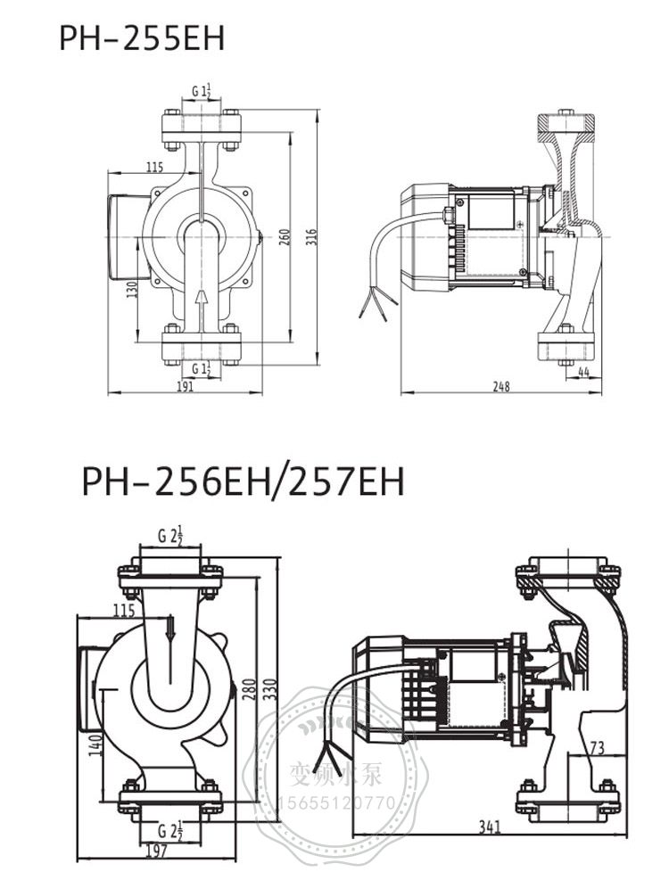 Wilo威乐PH-257EH管道循环泵(图7)