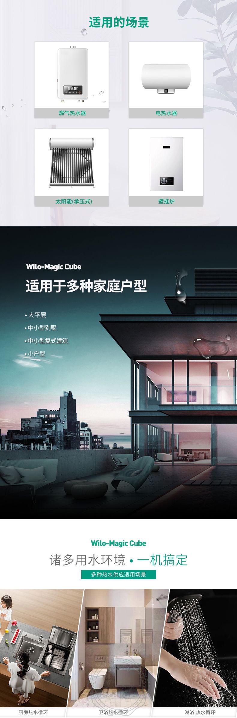 Wilo威乐Magic Cube水魔方家用智能热水回水器(图2)