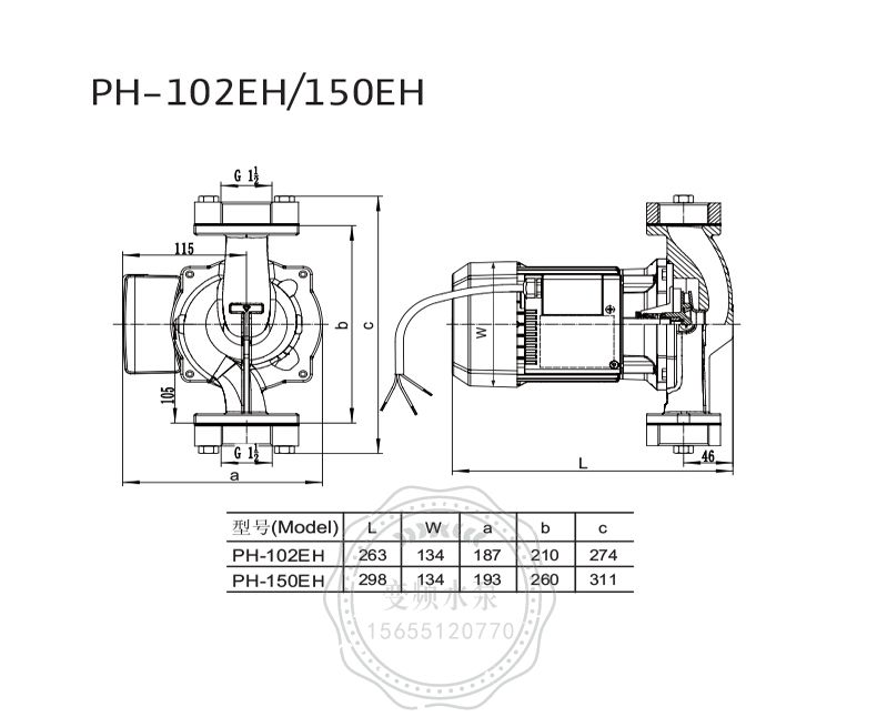 Wilo威乐PH-150EH管道循环泵(图6)