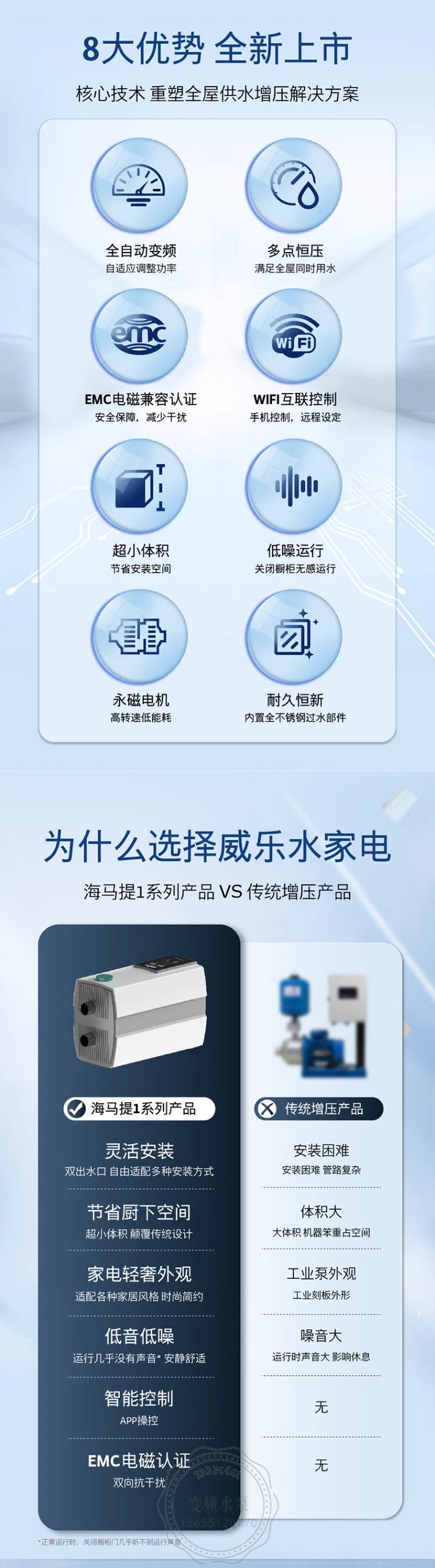 Wilo威乐HiMulti 1 WiFi家用全自动变频增压泵(图3)